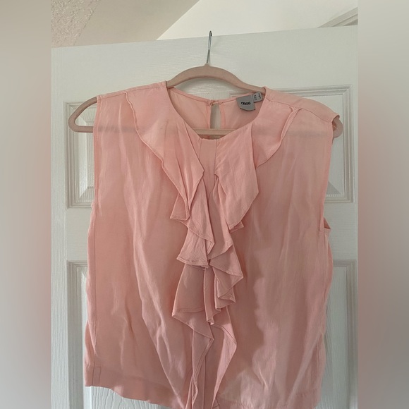 ASOS pink ruffle blouse - Picture 4 of 4